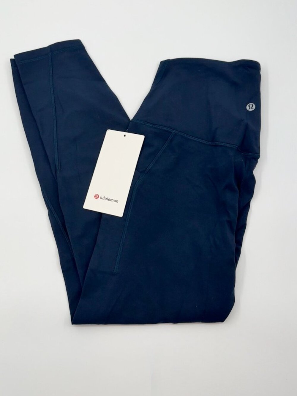 NWT Lululemon Align HR Pant 25" Pockets Womens 8 Navy Yoga Leggings Athleisure